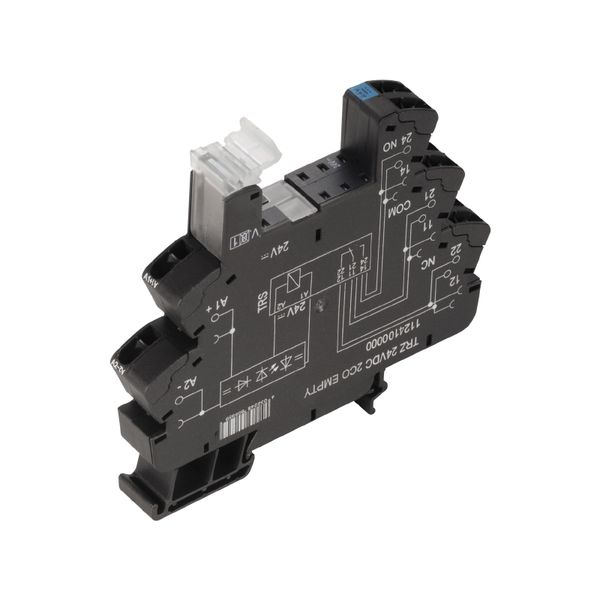 Relay socket, IP20, 230 V AC ±10 %, Rectifier, RC element, 2 CO contac image 1