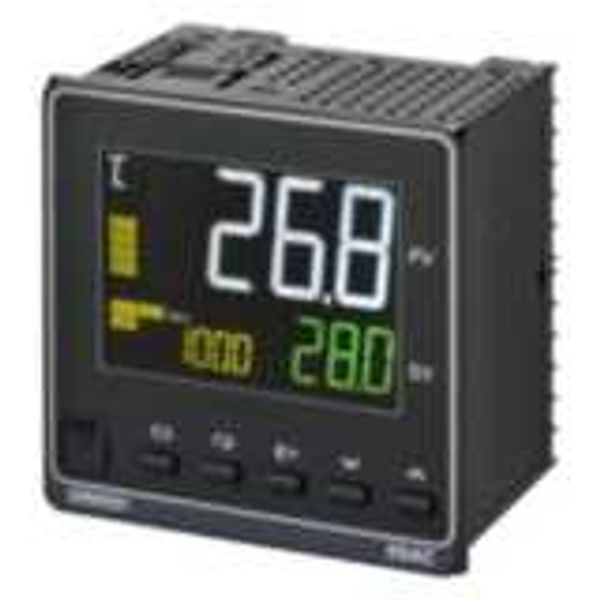 Temp. controller, PRO,1/4 DIN (96x96mm),2x0/4-20mA curr. OUT,4 AUX,24V image 2