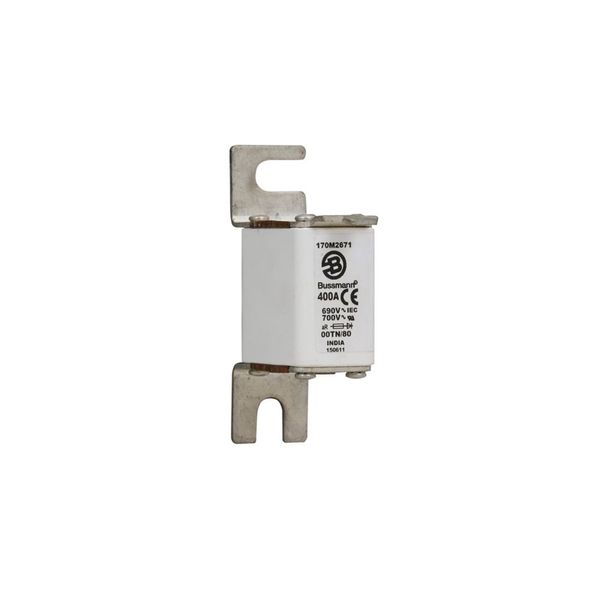 Fuse-link, high speed, 400 A, AC 690 V, DIN 00, 30 x 51 x 100 mm, aR, DIN, IEC, type T indicator image 13