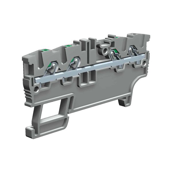 Push-in terminal block 2+2 1.5mm2, 1-level, grey color image 1