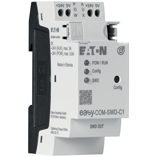 Communication module for connecting the easy control relay as SWD coordinator in SmartWire-DT applications, screw terminal image 20