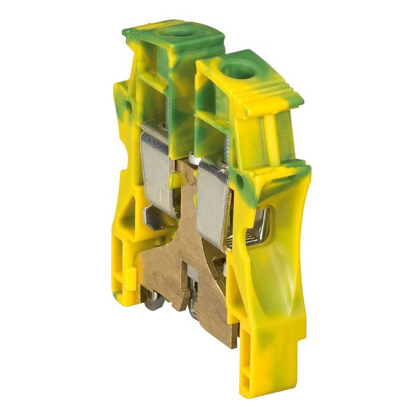 Terminal block Viking 3 -screw -fr conductor -1 connection -metal base -pitch 15 image 1