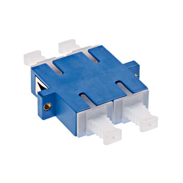 Premium SC-Duplex Coupling SM Polymer case blue image 1