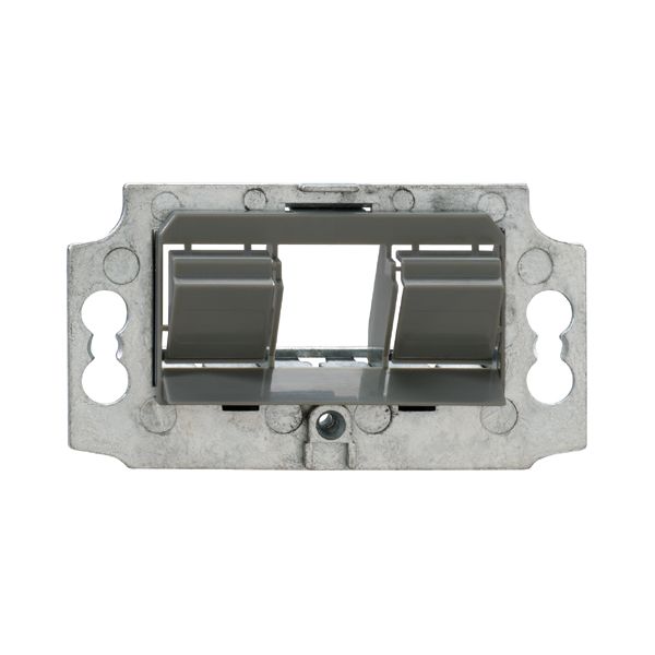 3-fach Montageadapter, für Universalmodule, für Brüstungskanal/Unterflur, für Rutenbeck Zentralstücke/Abdeckplatten image 1