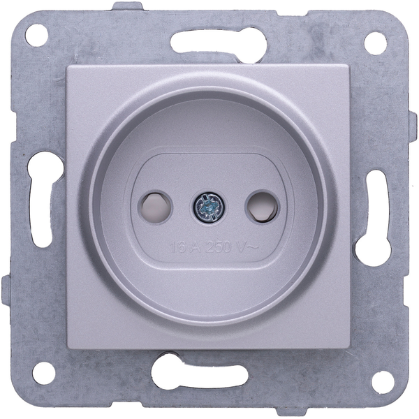 Karre Plus-Arkedia Silver (Quick Connection) Child Protected Socket image 1