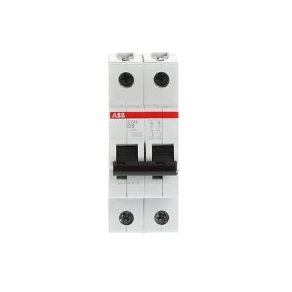 S202-D8 Miniature Circuit Breaker - 2P - D - 8 A image 2