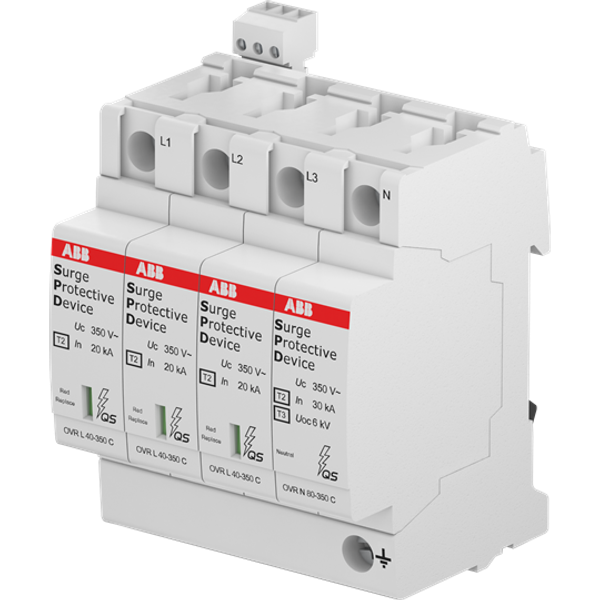 OVR T2 N3 40-275 P TS BW QS Surge Protective Device image 1