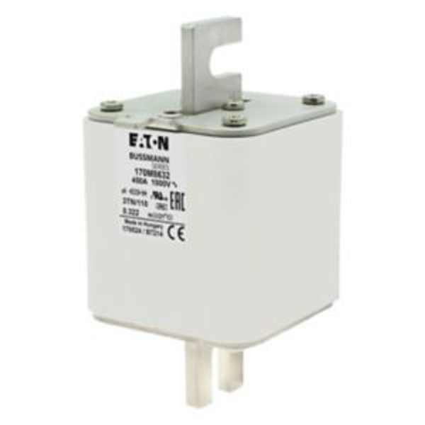 Fuse-link, high speed, 450 A, AC 1000 V, DIN 3, 74 x 90 x 139 mm, aR, DIN, IEC, single indicator image 6