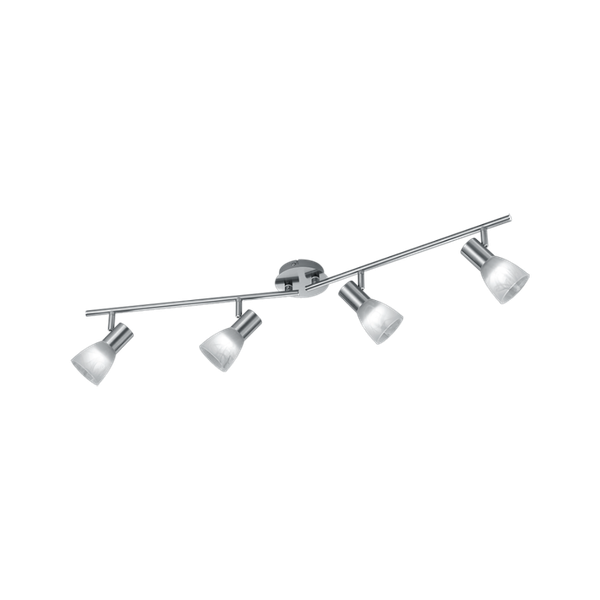 Visto spotlight 4-pc E14 LED brushed steel image 1