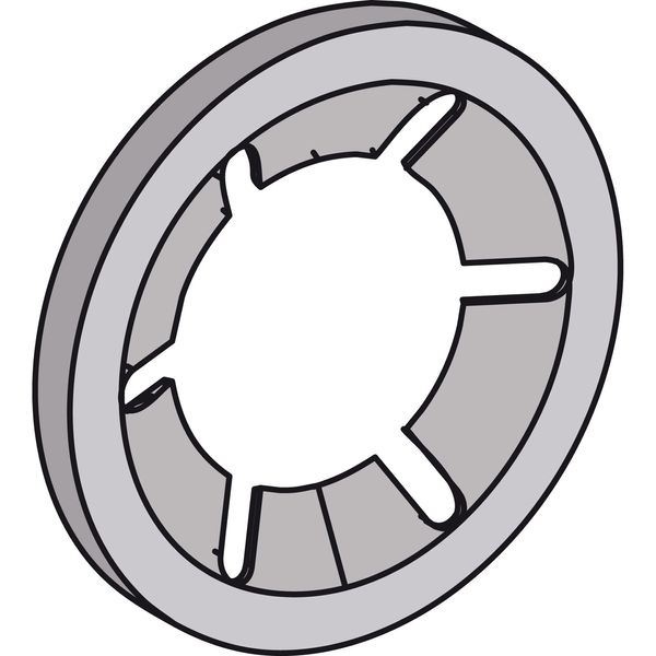 GEKARTELDE RONDEL VOOR SF/SM SLUITING image 1