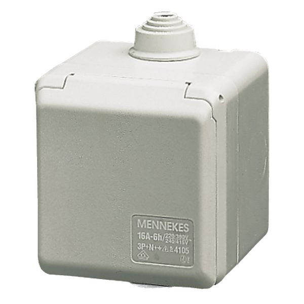 Mennekes Cepex recept. SCHUKO 16A2p+E 230V IP44 4970 image 1