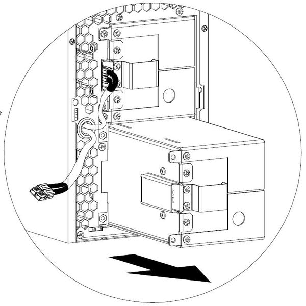 Battery insertion box  for USDD500/600 without batteries image 1