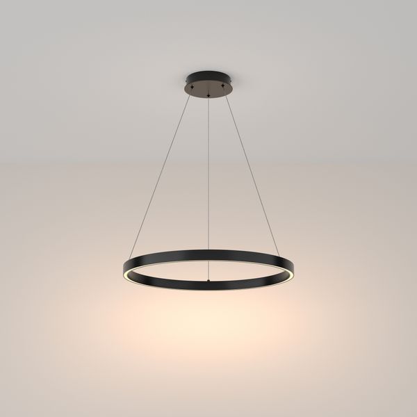 Modern Rim Pendant lamp Black image 1