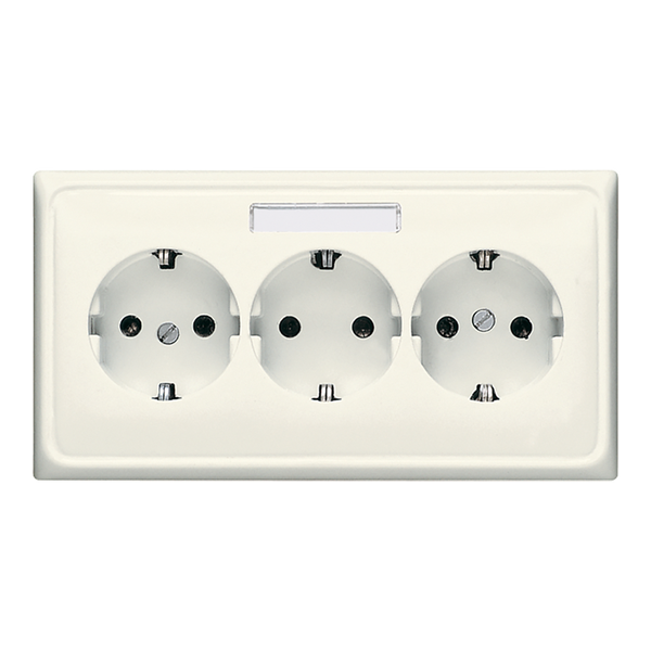 3 gang Schuko socket CD523NA image 3