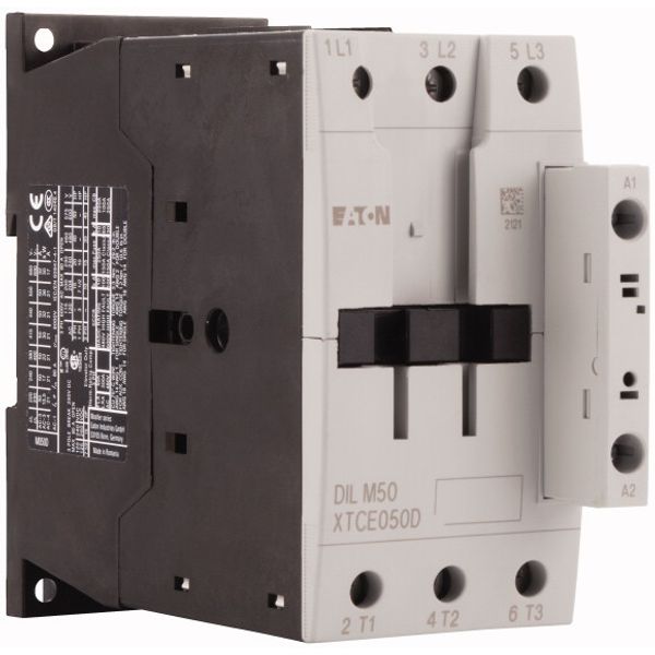 Contactor, 3 pole, 380 V 400 V 22 kW, RDC 24: 24 - 27 V DC, DC operation, Screw terminals image 5