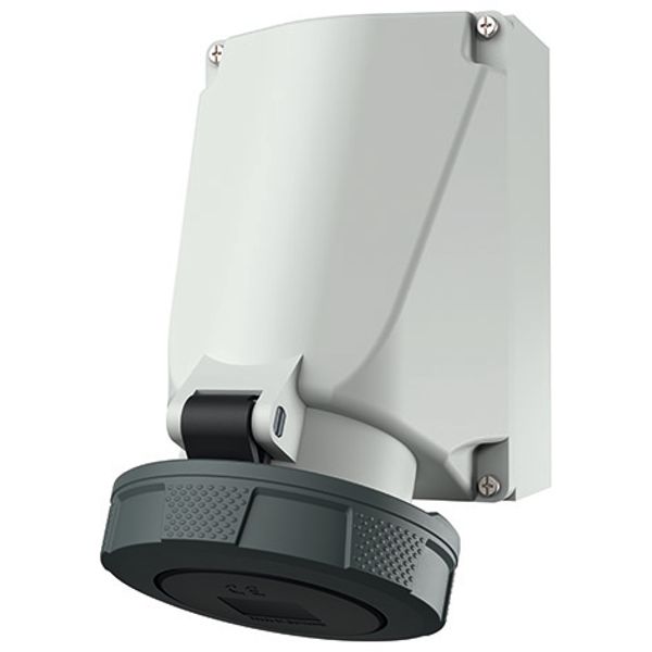 Wallmounted receptacle 63A4P 7H500V IP67 image 1