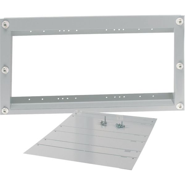 Multiple mounting front plate for NH switch-disconnectors, W=600mm, XNH1/2/3 3p, busbar mounting image 4