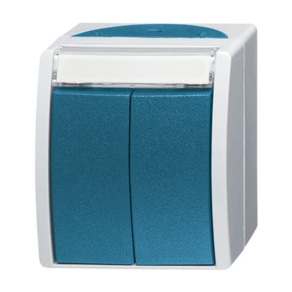 2601/6/20EW-53-500 Surface Mounted Range grey / blue-green - ocean image 1