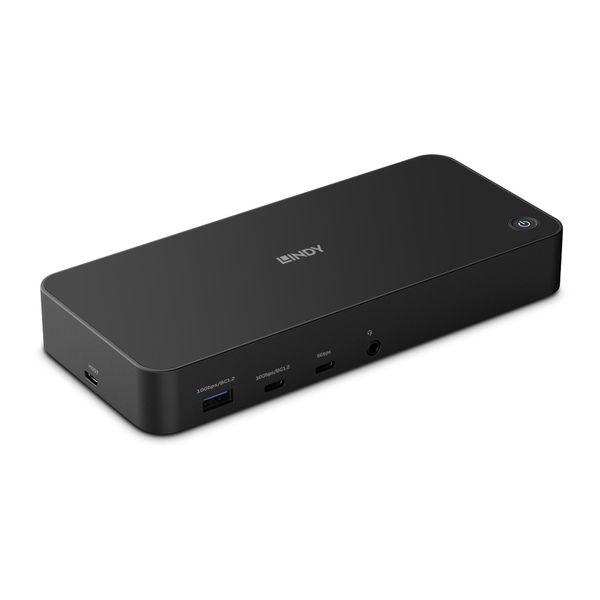 DST-Pro Universal, USB Type C and Type A Hybrid Laptop Docking Station with 3x4K Support (DP, HDMI®) Connect up to 3 displays and peripherals to Windows and Apple computers image 1