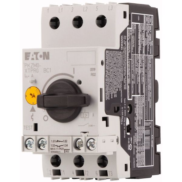 Motor-protective circuit-breaker, 3p+1N/O+1N/C, Ir=20-25A, screw conne image 3