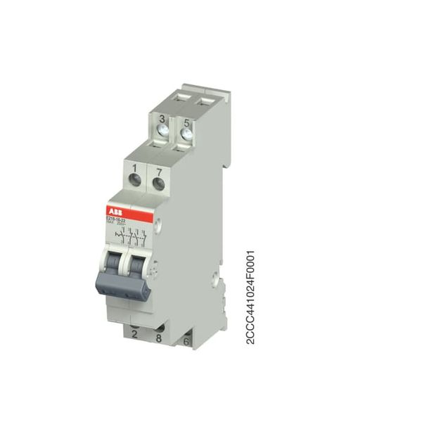 E218-16-22Control Switch,16 A,acc. to EN 250 V AC,2NO,2NC,0CO, El. Color:Grey, MW:1 image 1