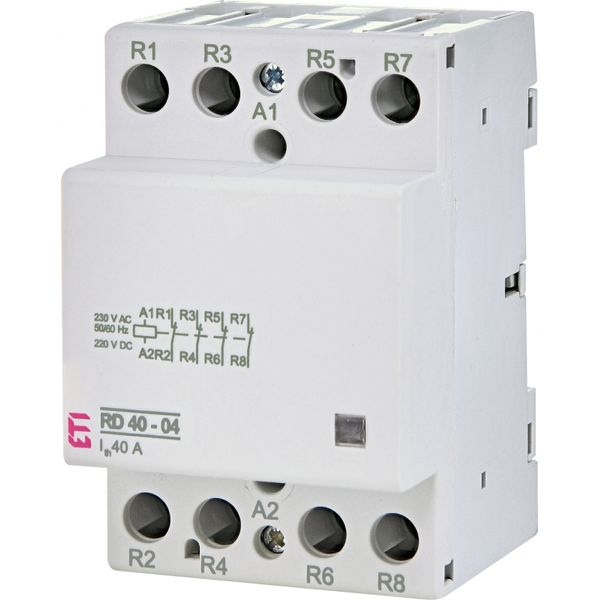 Modular contactor, RD 40-04-230V AC/DC image 1