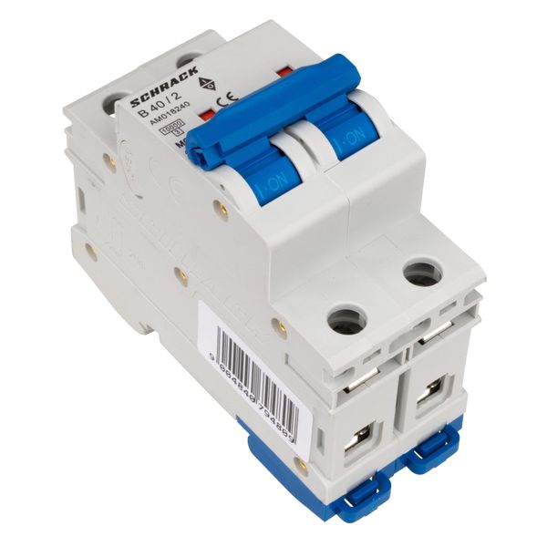 Miniature Circuit Breaker (MCB) AMPARO 10kA, B 40A, 2-pole image 4