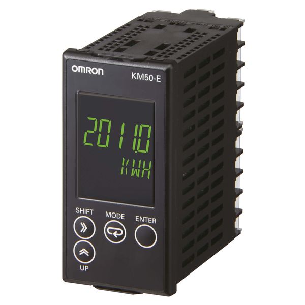 Power monitor, on-panel 48x96 mm with LED display, 1-phase / 2-wire,3- KM501002H image 3