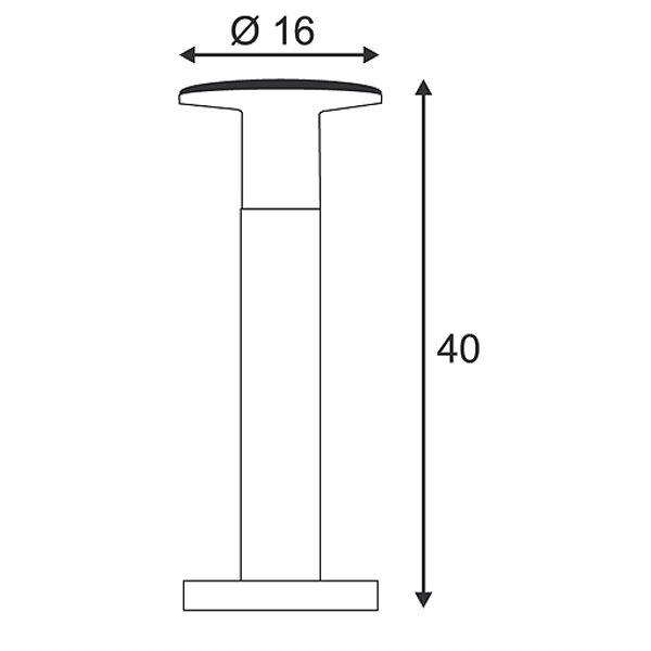 ALPA MUSHROOM 40 floor lamp, E27, max. 24W, IP55, stonegrey image 5