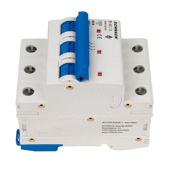 Miniature Circuit Breaker (MCB) AMPARO 10kA, B 40A, 3-pole image 4