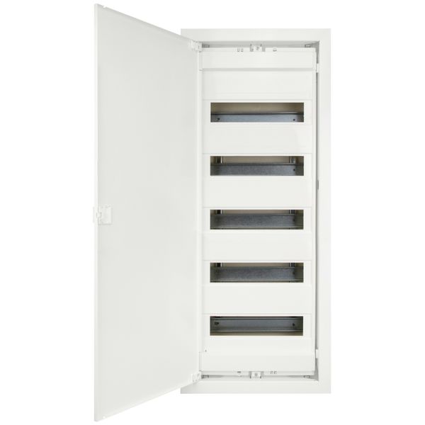 Flush-mounting enclosure 5-rows, IP40, for partition wall image 3