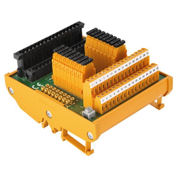 Interface module with terminal, connector, built-in image 1