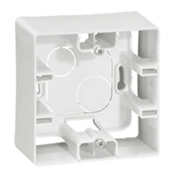 Surface mounting box Niloé - 1 gang - white image 1