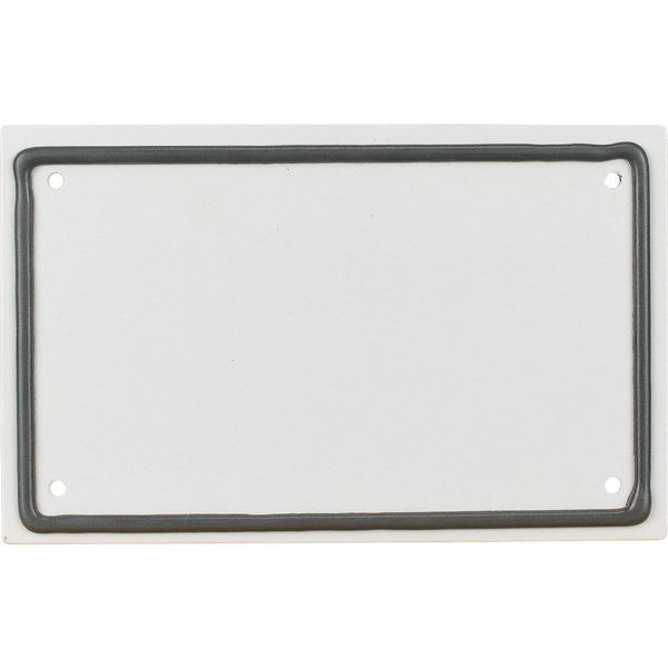 Flange plate, IP66, metal, blind image 3