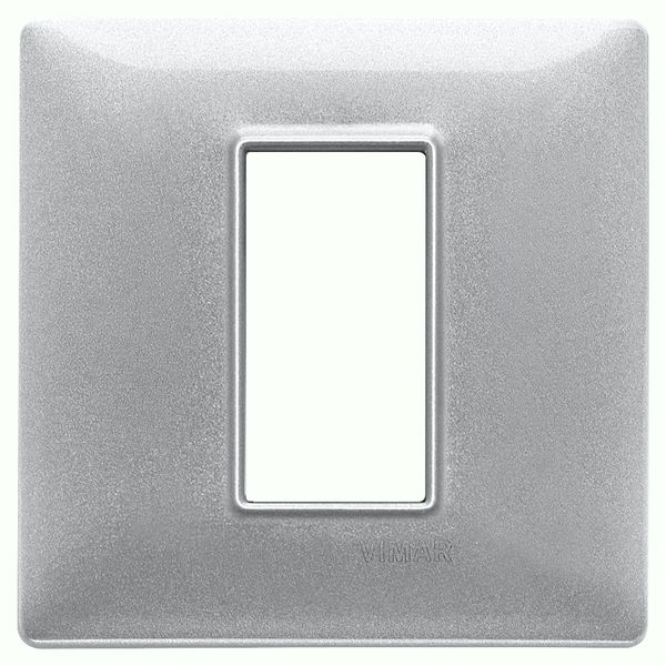 Plate 1M technopolymer Silver image 1
