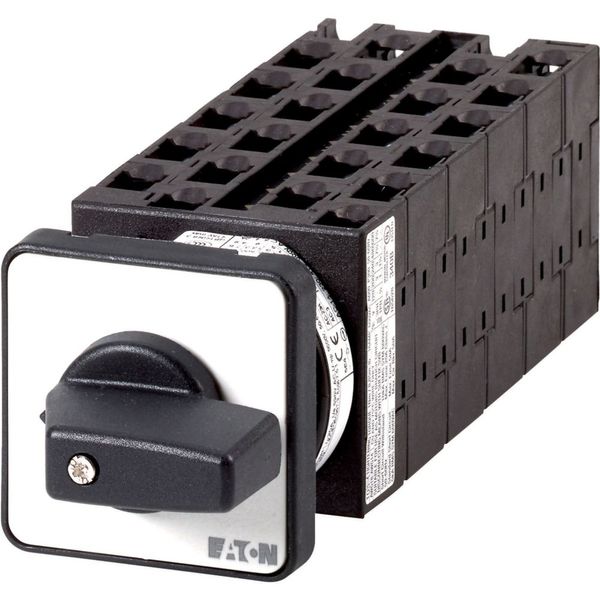 Step switches, T0, 20 A, flush mounting, 11 contact unit(s), Contacts: 22, 30 °, maintained, With 0 (Off) position, 0-11, Design number 15293 image 2