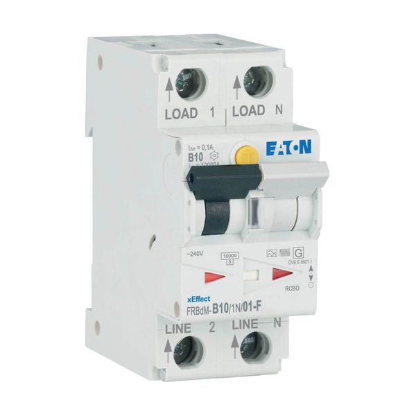 Digital RCD/MCB combination, 10 A, 100 mA, MCB trip characteristic: B, 1p+N, RCD trip characteristic: F image 6