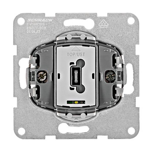 One-gang push button insert illuminated between L-L1, NO image 1