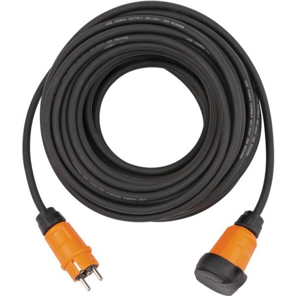 professionalLINE Extension Cable VN 1200 IP44, 10m black H07RN-F3G2,5 image 1