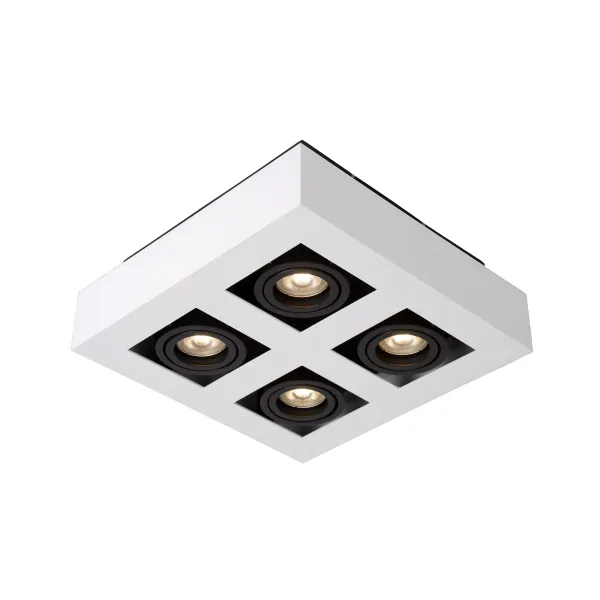 XIRAX Ceiling Light 4xGU10/5W LED DTW White image 1