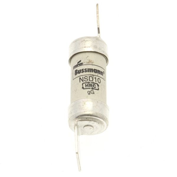 Fuse-link, LV, 10 A, AC 550 V, BS88/F1, 14 x 59 mm, gL/gG, BS image 2