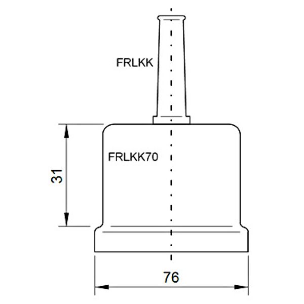 Rubber sheath for Iso-Cap LKT 60 and 70mm (loose) image 1