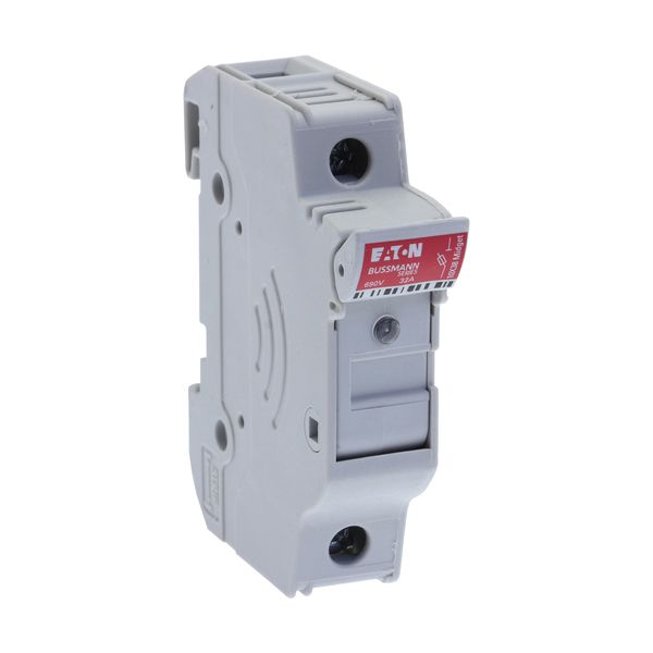 Fuse-holder, LV, 32 A, AC 690 V, 10 x 38 mm, 1P+N, UL, IEC, indicating, DIN rail mount image 16