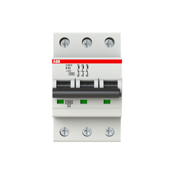 S203P-B63 Miniature Circuit Breaker - 3P - B - 63 A image 6