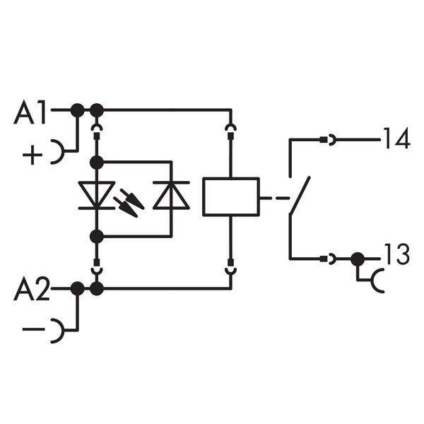 Relay module Nominal input voltage: 24 VDC 1 make contact image 9