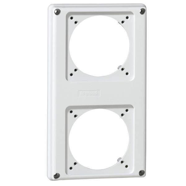 Faceplate for combined unit P17 - 2 sockets 16 A image 2