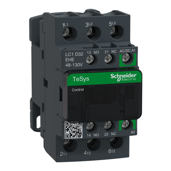 TeSys Deca contactor 3P 32A AC-3/AC-3e up to 440V coil 48-130V AC/DC image 5