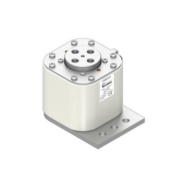 Fuse-link, high speed, 1700 A, AC 1250 V, size 4, 100 x 120 x 106 mm, aR, IEC, single indicator image 4