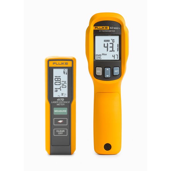 FLUKE-417D/62MAX KIT Fluke-417D/62Max Kit,417D Laser Distance Meter and 62Max+ IR Thermometer image 2