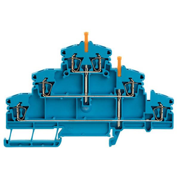 Multi-tier modular terminal, Tension-clamp connection, 2.5 mm², 400 V, image 1